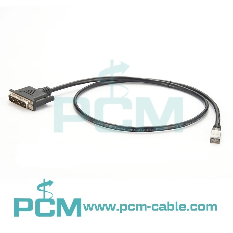 DB25 to RJ45 Ethernet Modem Console Cable DB25 to RJ45 Ethernet Modem Console Cable
