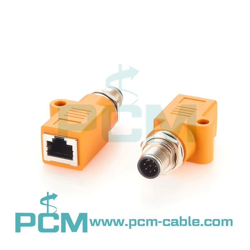 we are a manufacturer of M12 IP67 D-code Male to RJ-45 Front Panel Mounting 180 M12 IP67 D-code Male to RJ-45 Front Panel Mounting 180
