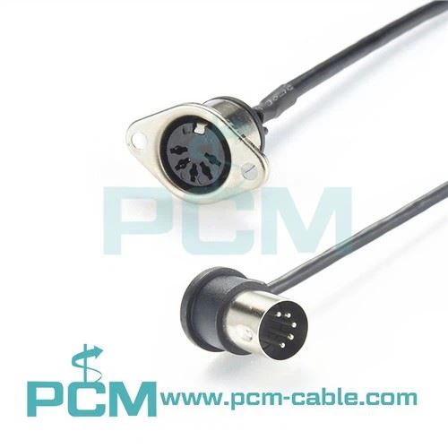 5 Pin MIDI Panel Mount Cable