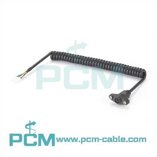 6 Pin Mini DIN Chassis Mount Socket Cable