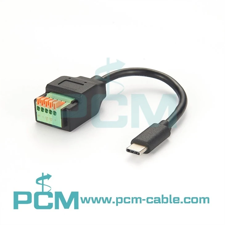 USB 3.1 Tip C Biex 5 Pin Push Button Terminal