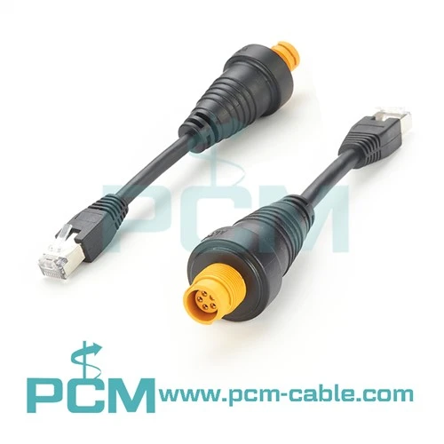 Ethernet Adapter RJ45 Male għal Isfar 5 Pin Female