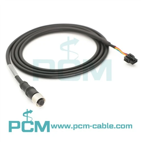 Molex Micro-Fit 8 Pin Biex M12 Overmolded Female Connector Cable