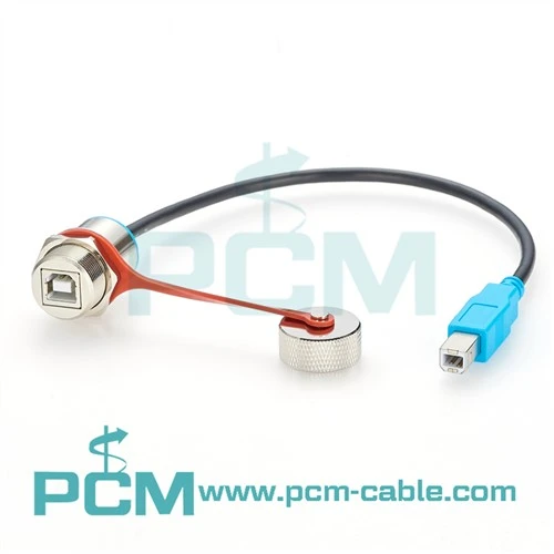 Assemblaġġ tal-Cable Overmolded USB B IP67 Waterproof