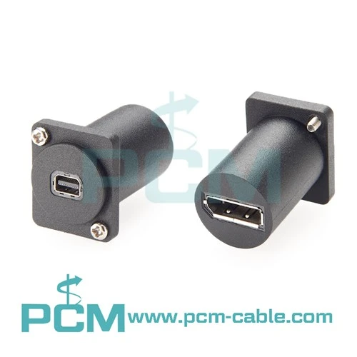 Mini DisplayPort għal DisplayPort Feedthrough Connector