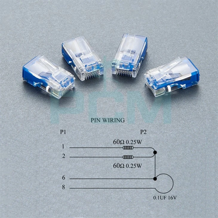 Terminator RJ45 Bil-Kondensatur