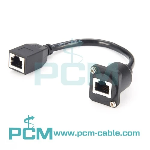 Konnettur Feedthrough RJ45 Bil-Cable
