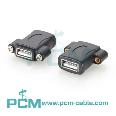 USB 2.0 Femminili għall-pannell tan-nisa Adapter tal-Muntanja